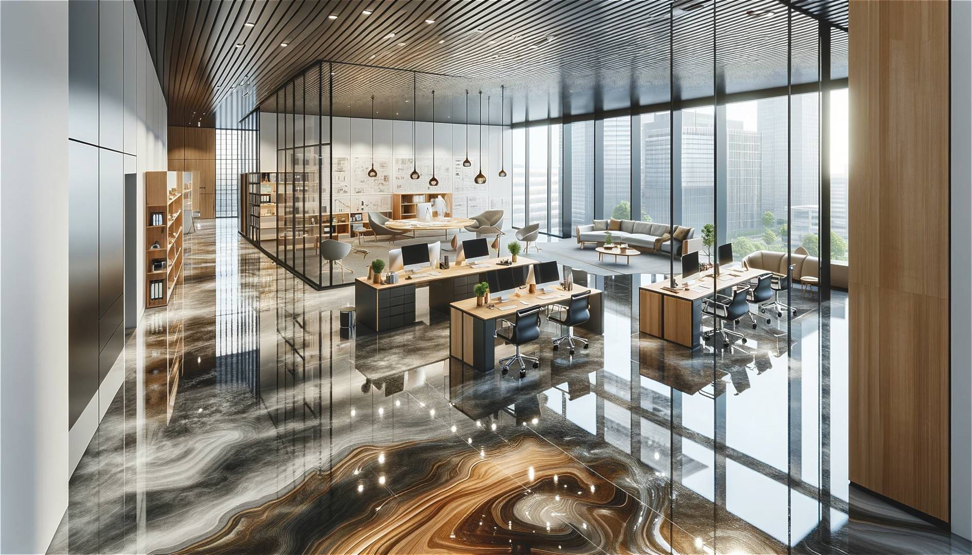 Epoxidharzboden fuer Architektur und Planungsbueros 2