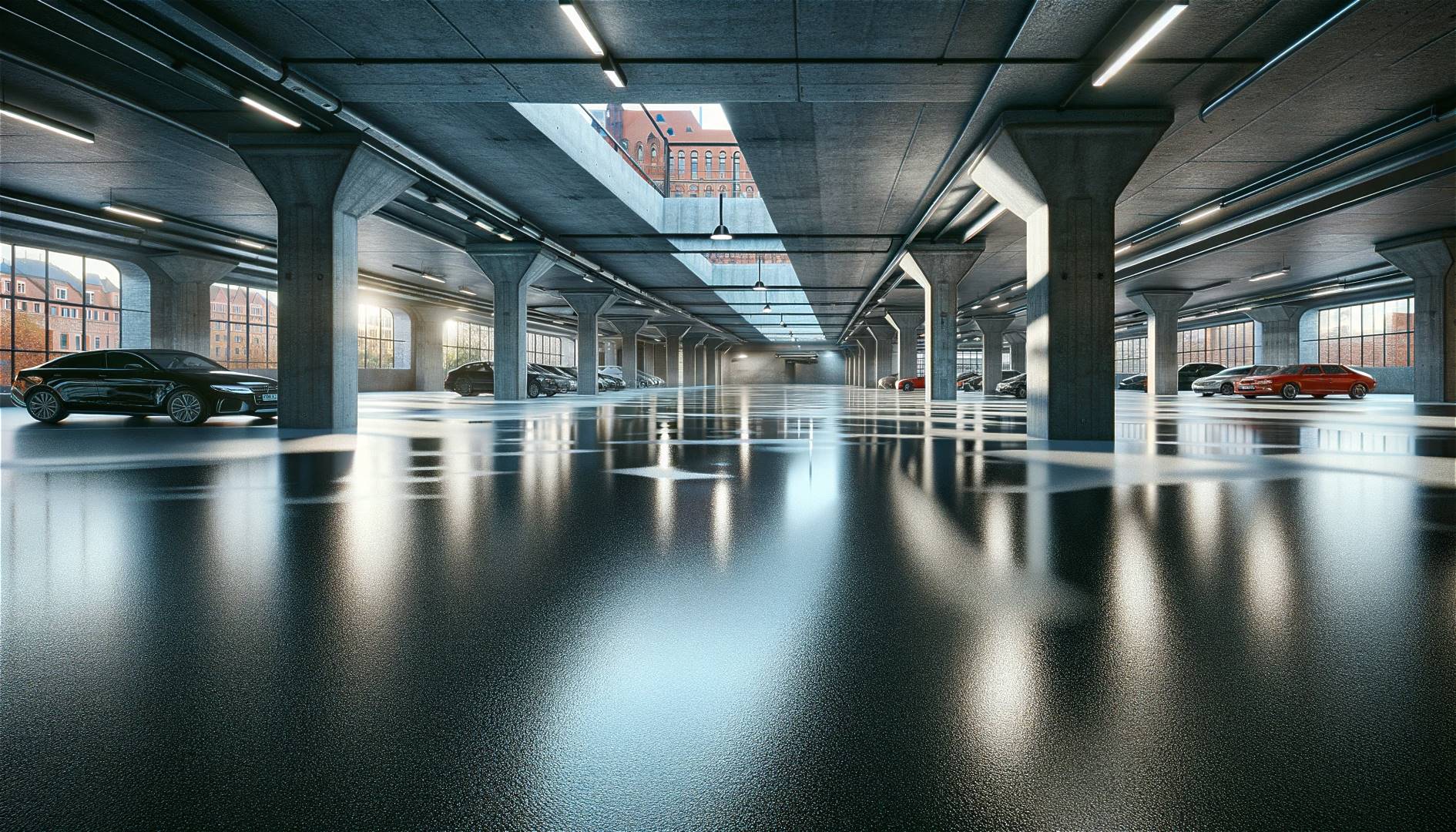 Epoxidharzboden fuer Garagen und Tiefgaragen 1