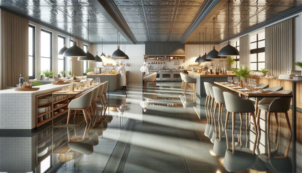 Epoxidharzboden fuer Gastronomie und Hotellerie 2