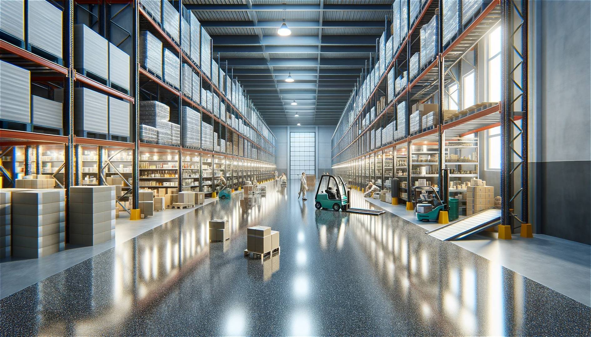 Epoxidharzboden fuer Lagerhallen 1