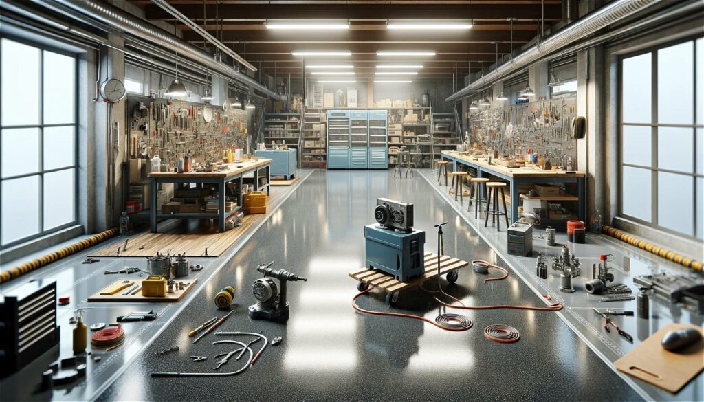 Epoxidharzboden fuer Werkstaetten und Technikraeume 2