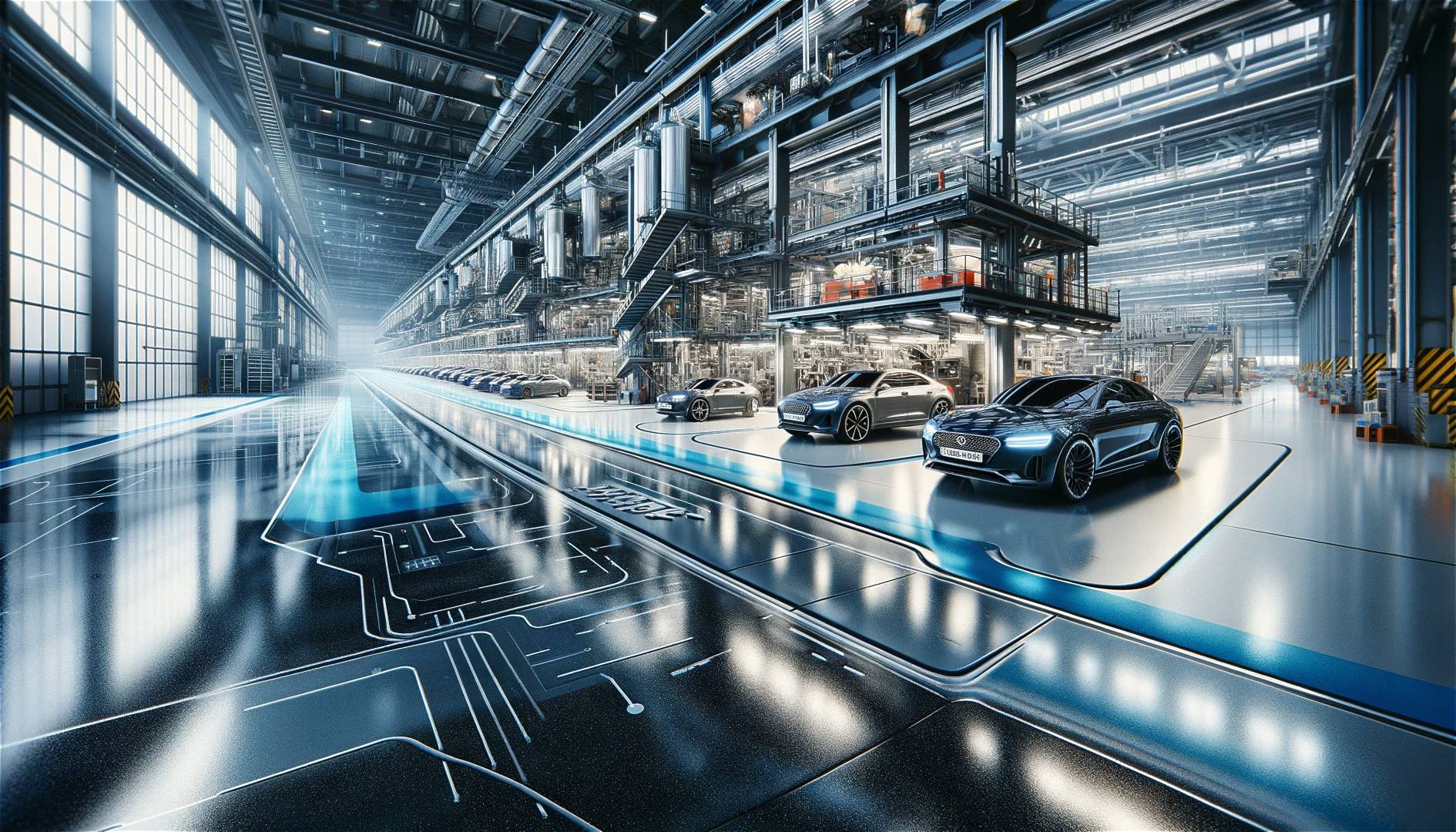 Epoxidharzboden fuer die Automobilindustrie 2