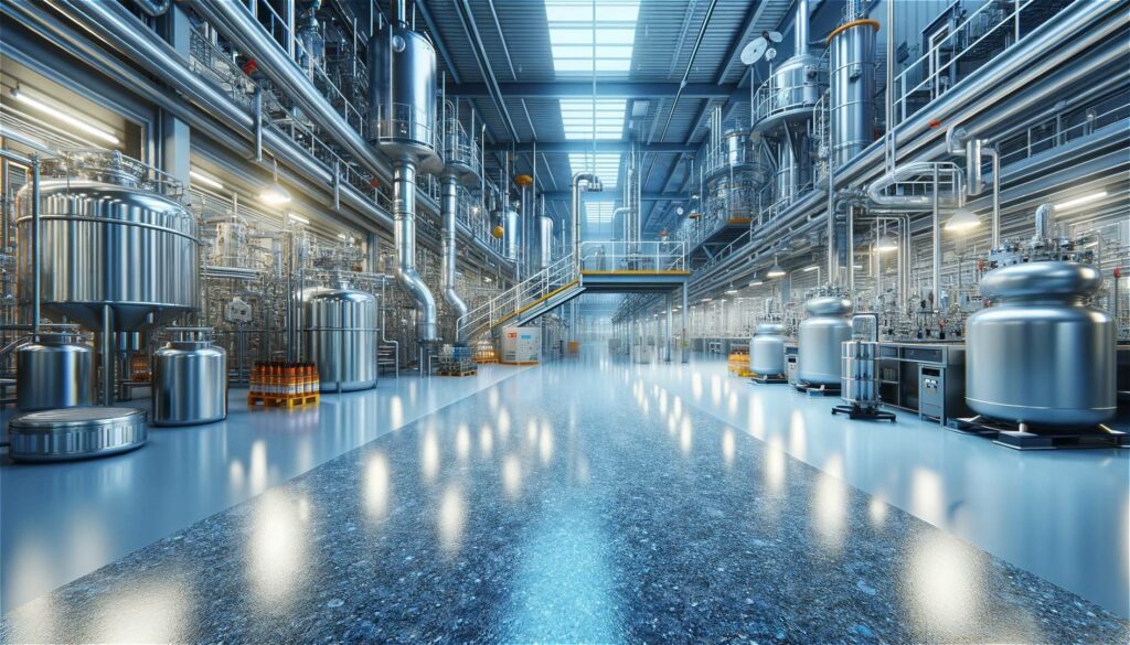 Epoxidharzboden fuer die Chemische Industrie 1