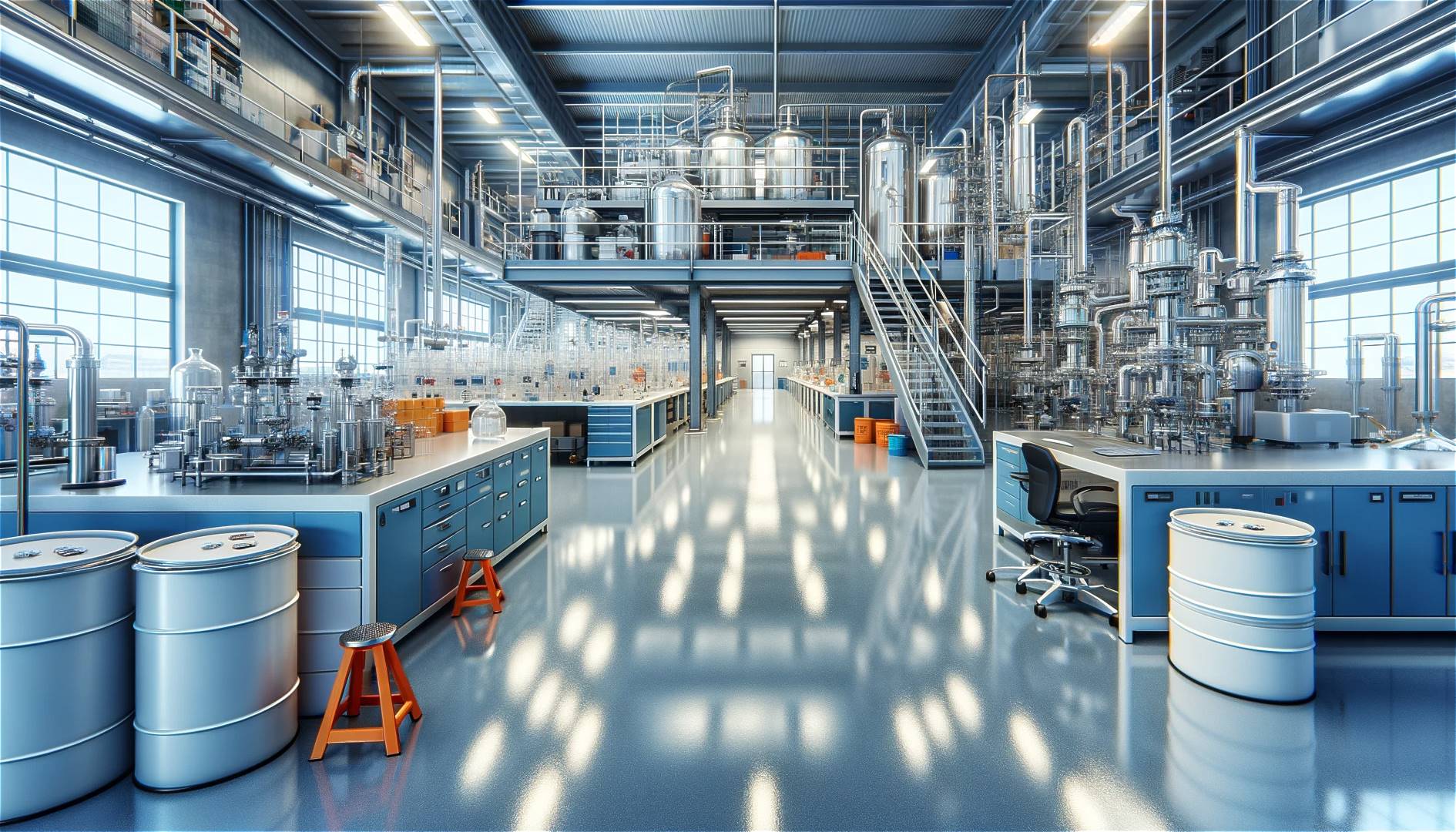 Epoxidharzboden fuer die Chemische Industrie 2