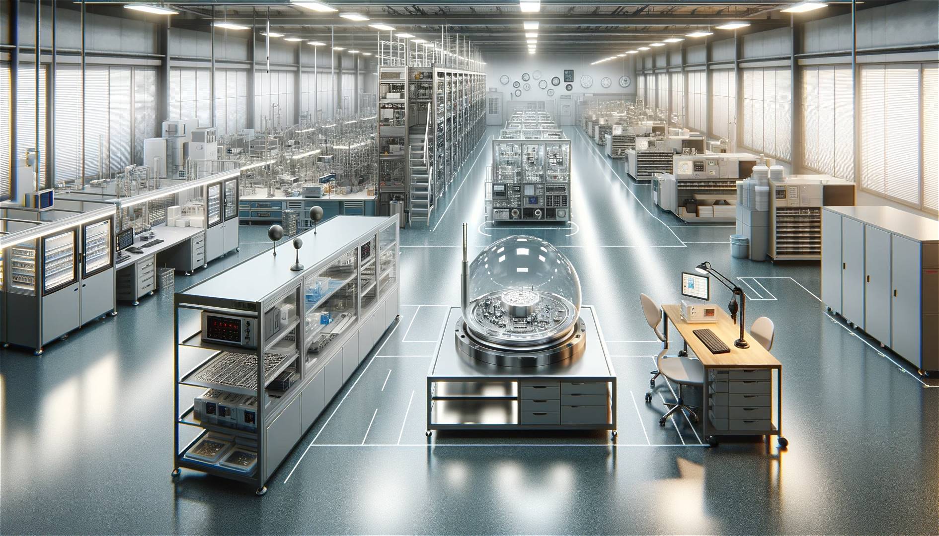 Epoxidharzboden fuer die Elektroindustrie 2