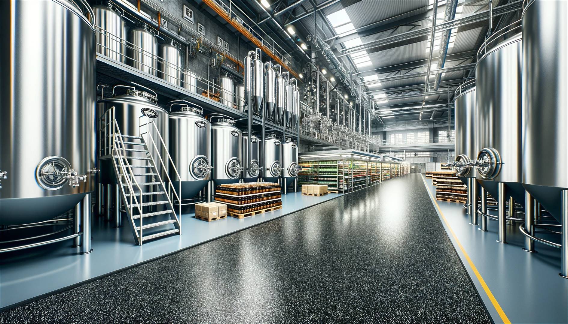 Epoxidharzboden fuer die Getraenkeindustrie und Brauereien 1