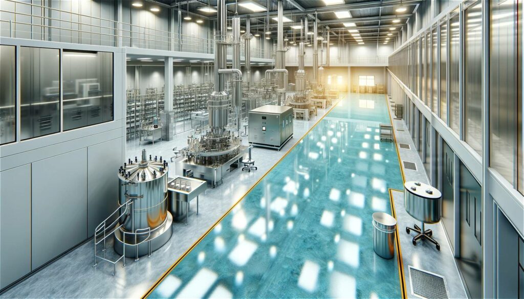 Epoxidharzboden fuer die Pharmaindustrie 1