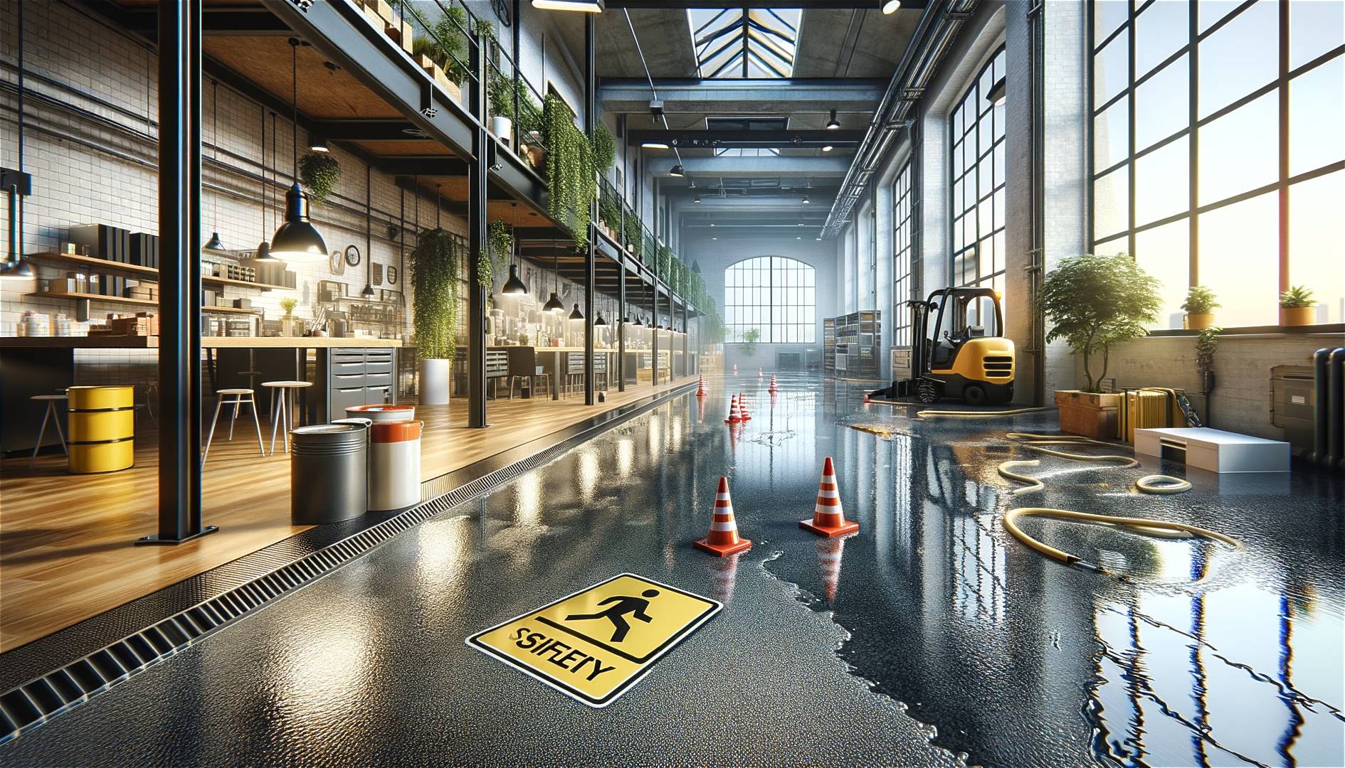 Rutschhemmende Epoxidharzboeden 1